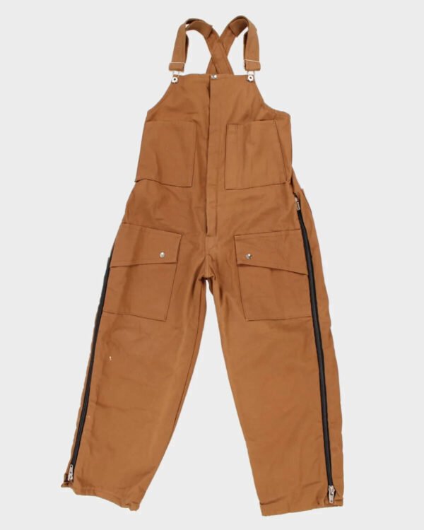 Tan Canvas Denim Arbeitsanzug