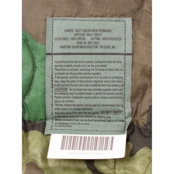 Poncho Liner Woodland - Image 2